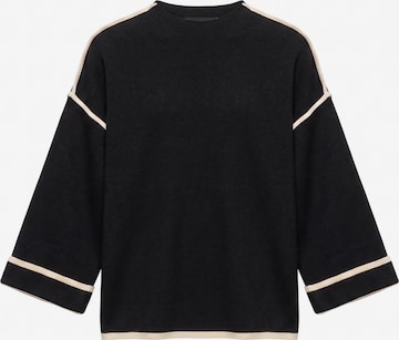 Pull-over Tantra en noir : devant