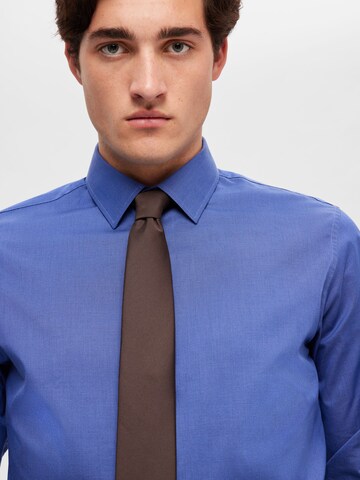 Slim fit Camicia di SELECTED HOMME in blu