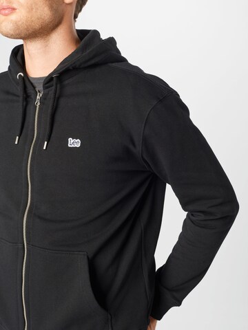 Lee Zip-Up Hoodie in Black