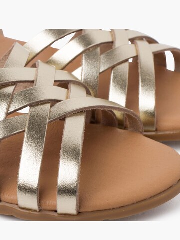 Pisamonas Sandale‌‌ in Gold
