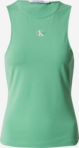 Calvin Klein JeansTop - zelena boja: prednji dio