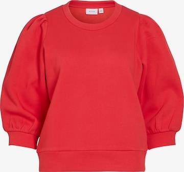 VILA Sweatshirt in Rot: Vorderseite