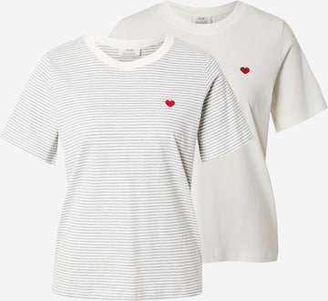 JDY T-Shirt 'JDYPISA' in Weiß: Vorderseite