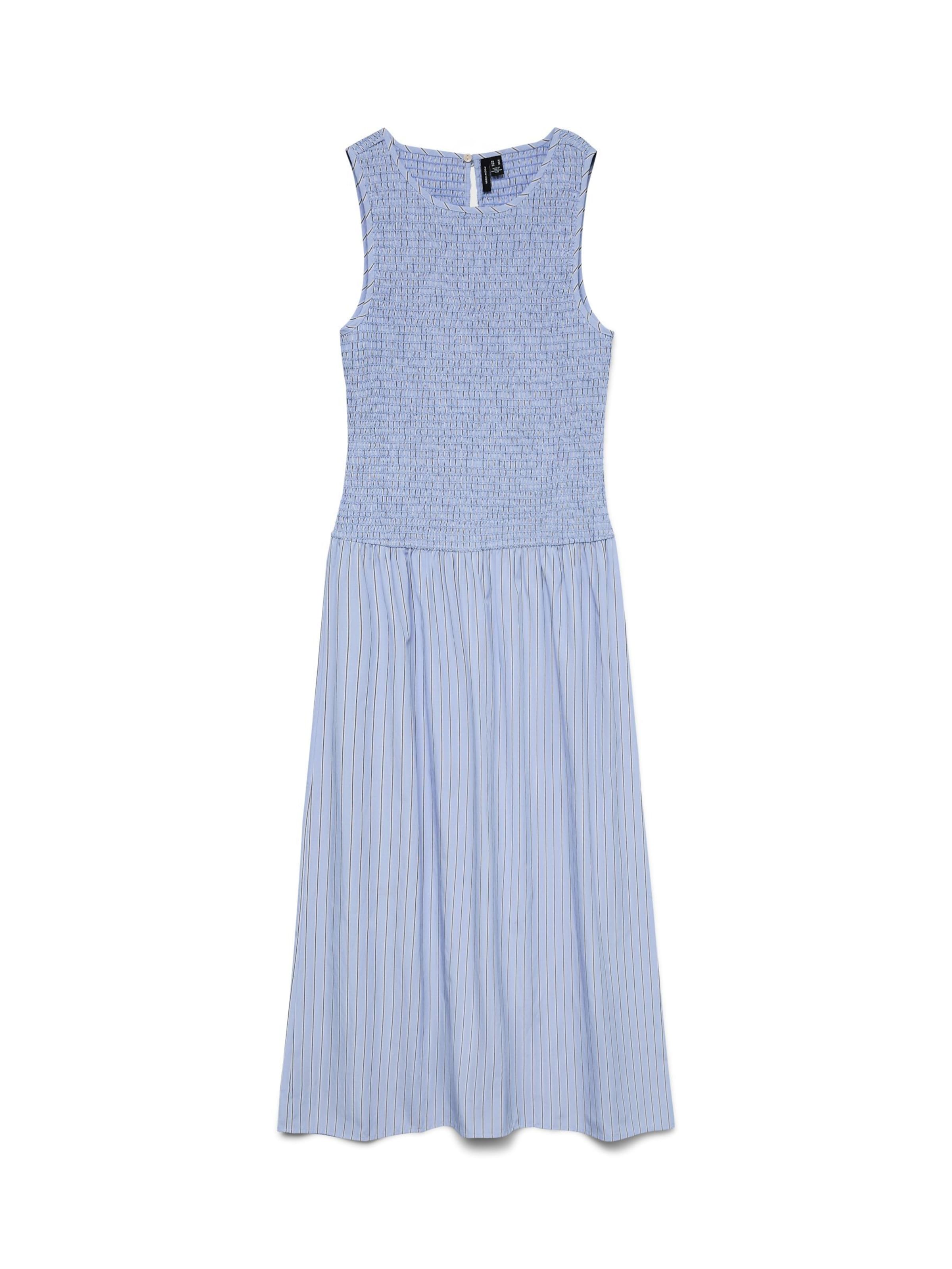 VERO MODA Jurk 'VMLeya' in Blauw: voorkant