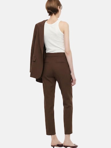 IMPERIAL Slim fit Pants 'IMPERIAL PANTALONE DRITTO' in Brown
