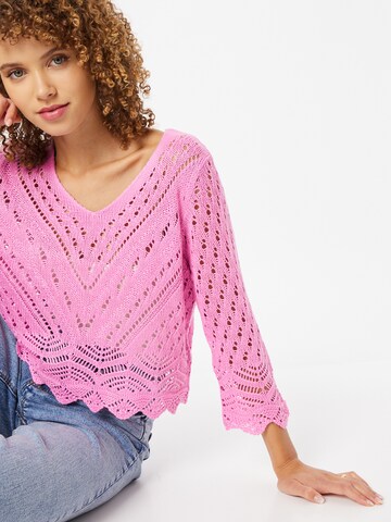 JDY Pullover 'NEW SUN' in Pink