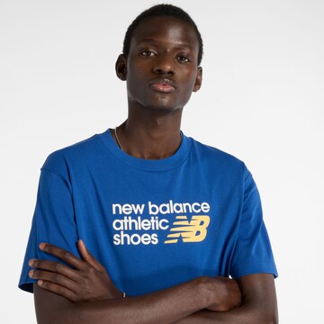 T-Shirt new balance en bleu