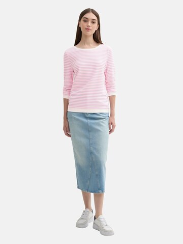 TOM TAILOR DENIM Sweatshirt in Roze