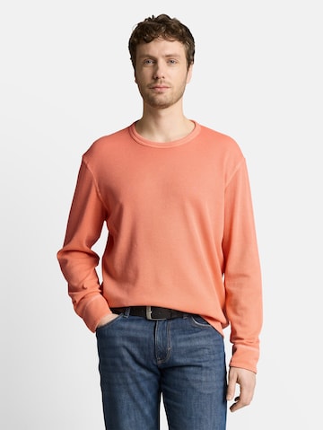 TOM TAILOR Shirt in Oranje: voorkant