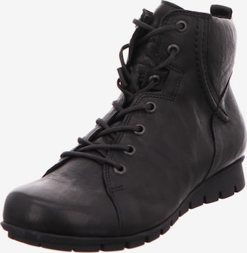 THINK! Schnürstiefelette 'Menscha' in Schwarz: Vorderseite