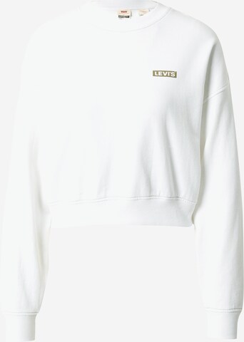 LEVI'S ® Sweatshirt 'Graphic Laundry Crew' in Weiß: predná strana
