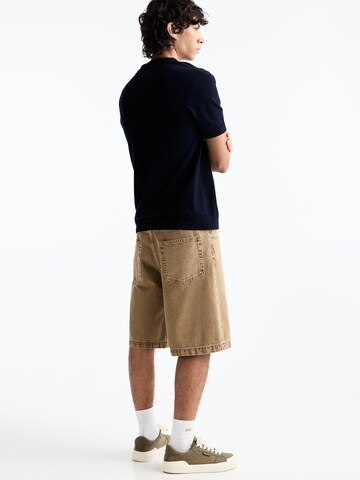 Pulover de la Pull&Bear pe albastru