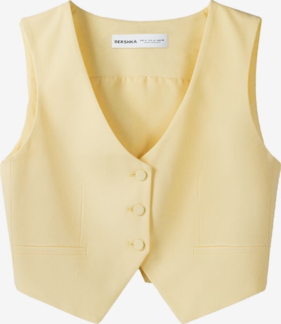 Bershka Gilet en jaune clair, Vue avec produit