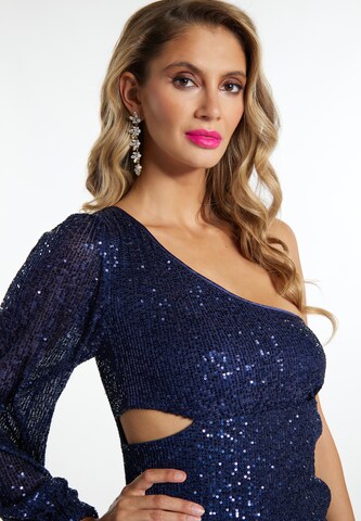 fainaKoktel haljina 'Imane' - plava boja