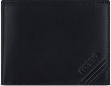 mano Wallet 'Don Antonio' in Black: front