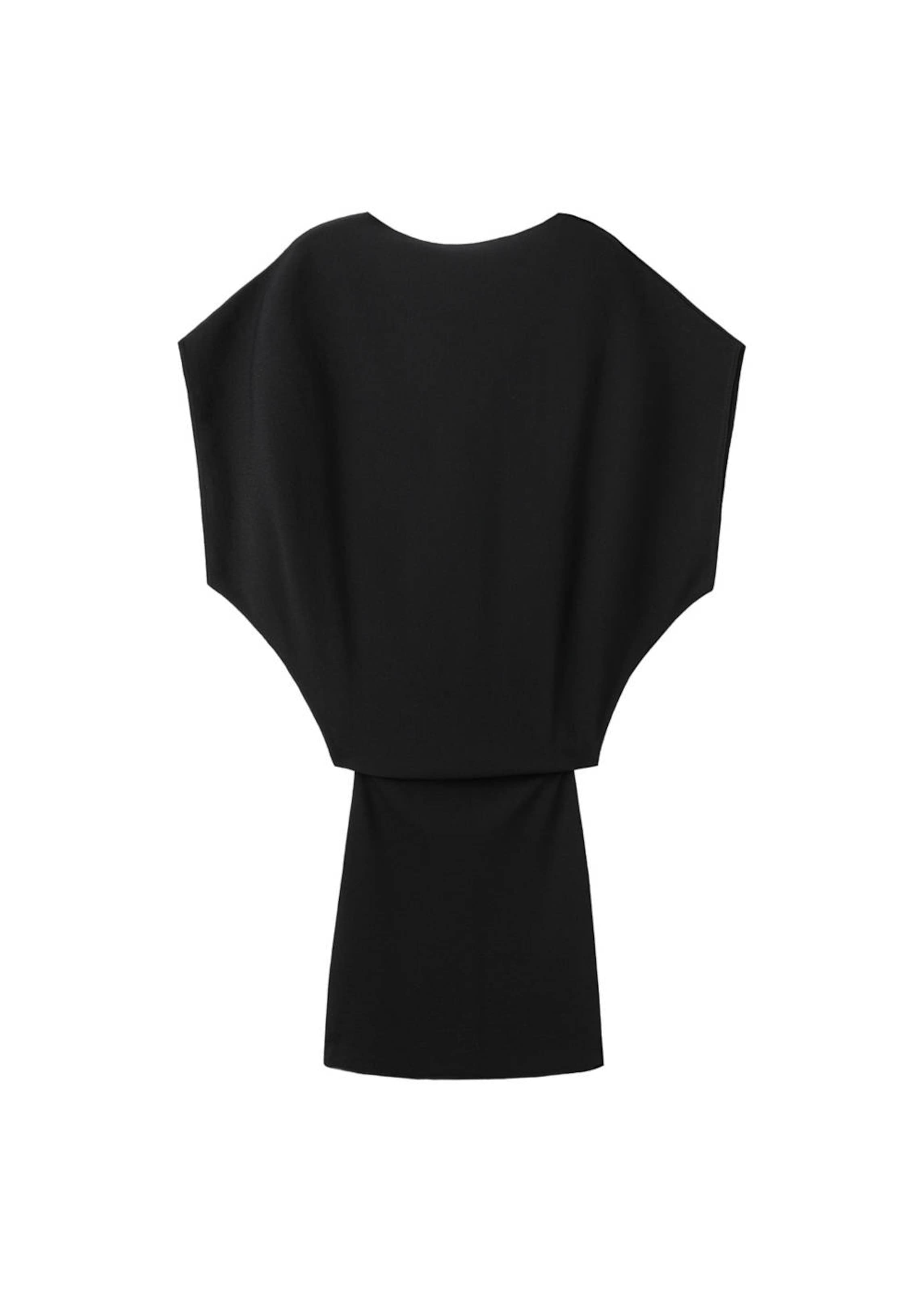 MANGO Kleid 'Niagara' in Schwarz: Vorderseite