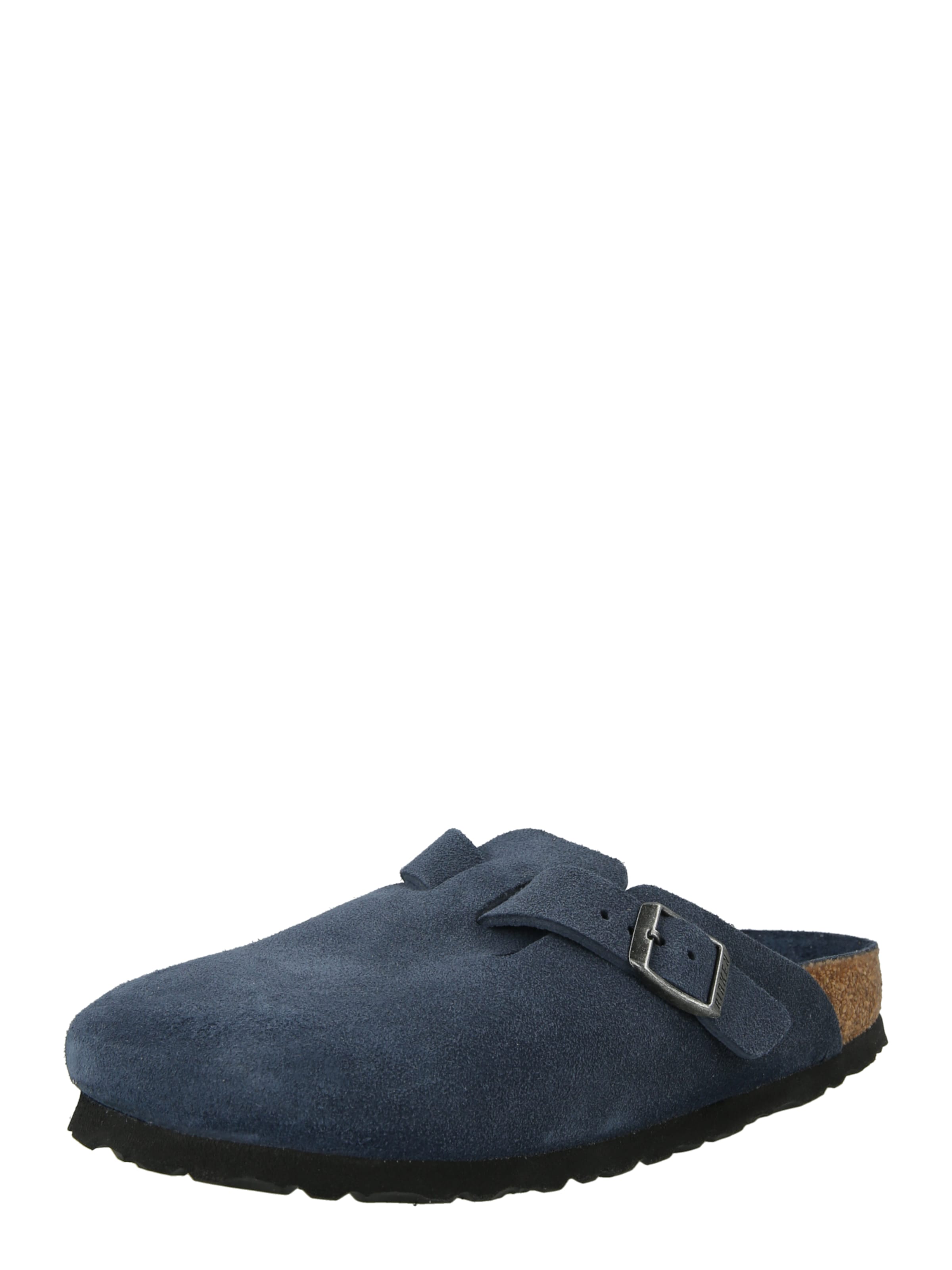Zoccoletto 'Boston' di BIRKENSTOCK in blu: frontale