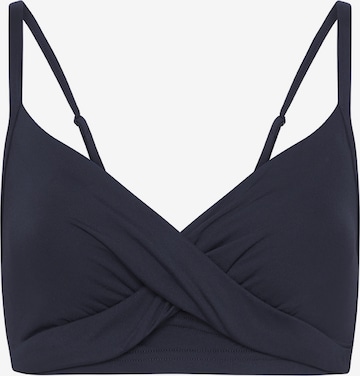 SEA LEVEL Bikinitop 'Essentials' in Blauw: voorkant