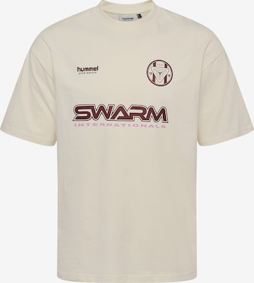 Hummel Funktionsshirt 'Swarm' in Weiß: Vorderseite