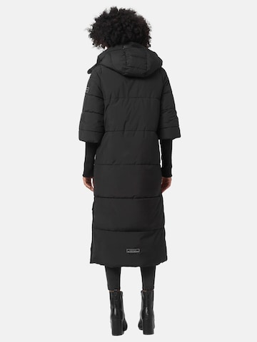 NAVAHOO Χειμερινό παλτό 'Ciao Miau XIV' σε μαύρο