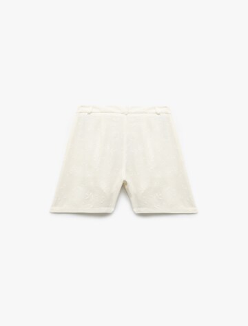 Koton Regular Trousers with creases in Beige