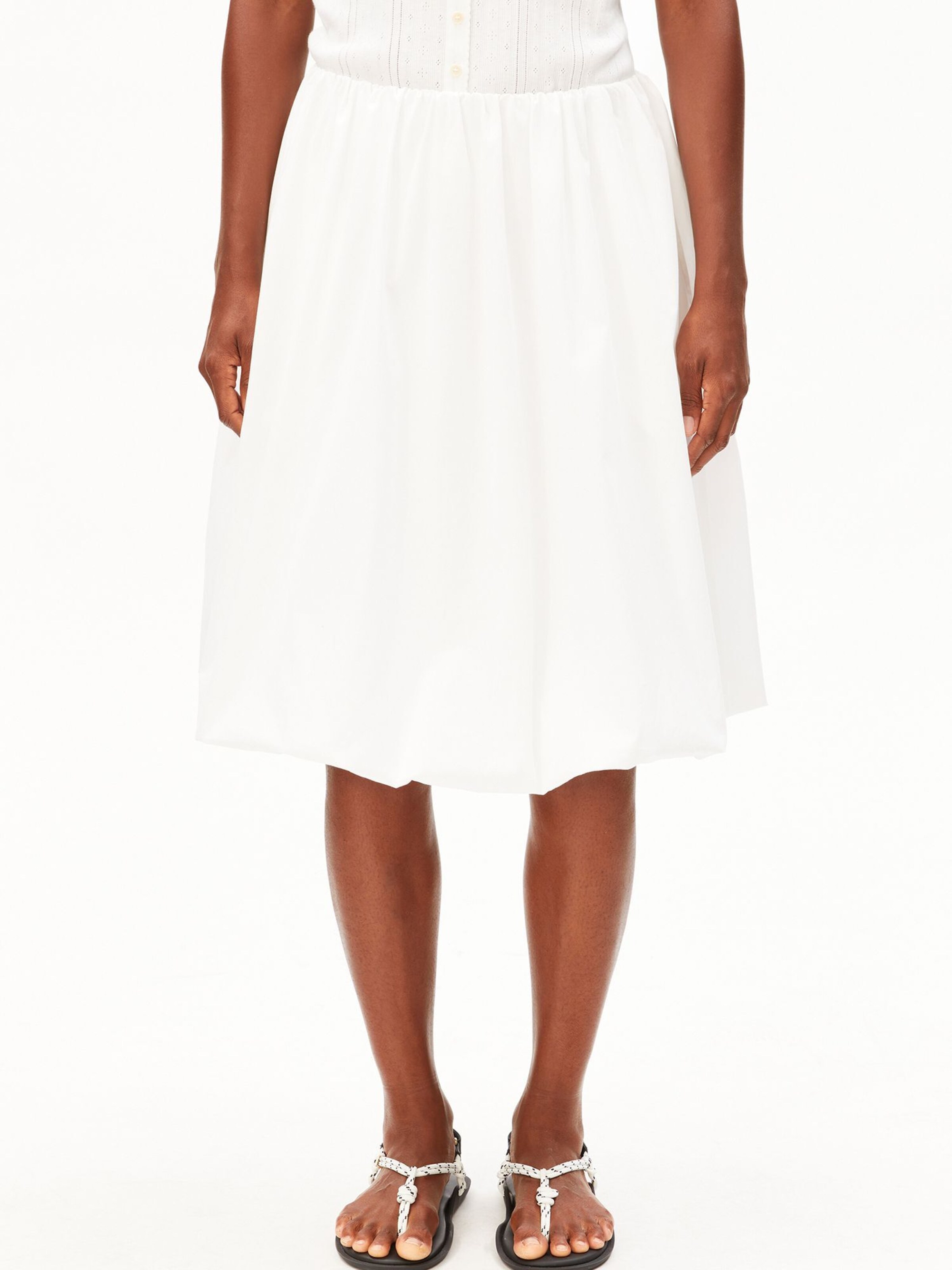 ARMEDANGELS Rock BALLOON in Weiß: Vorderseite