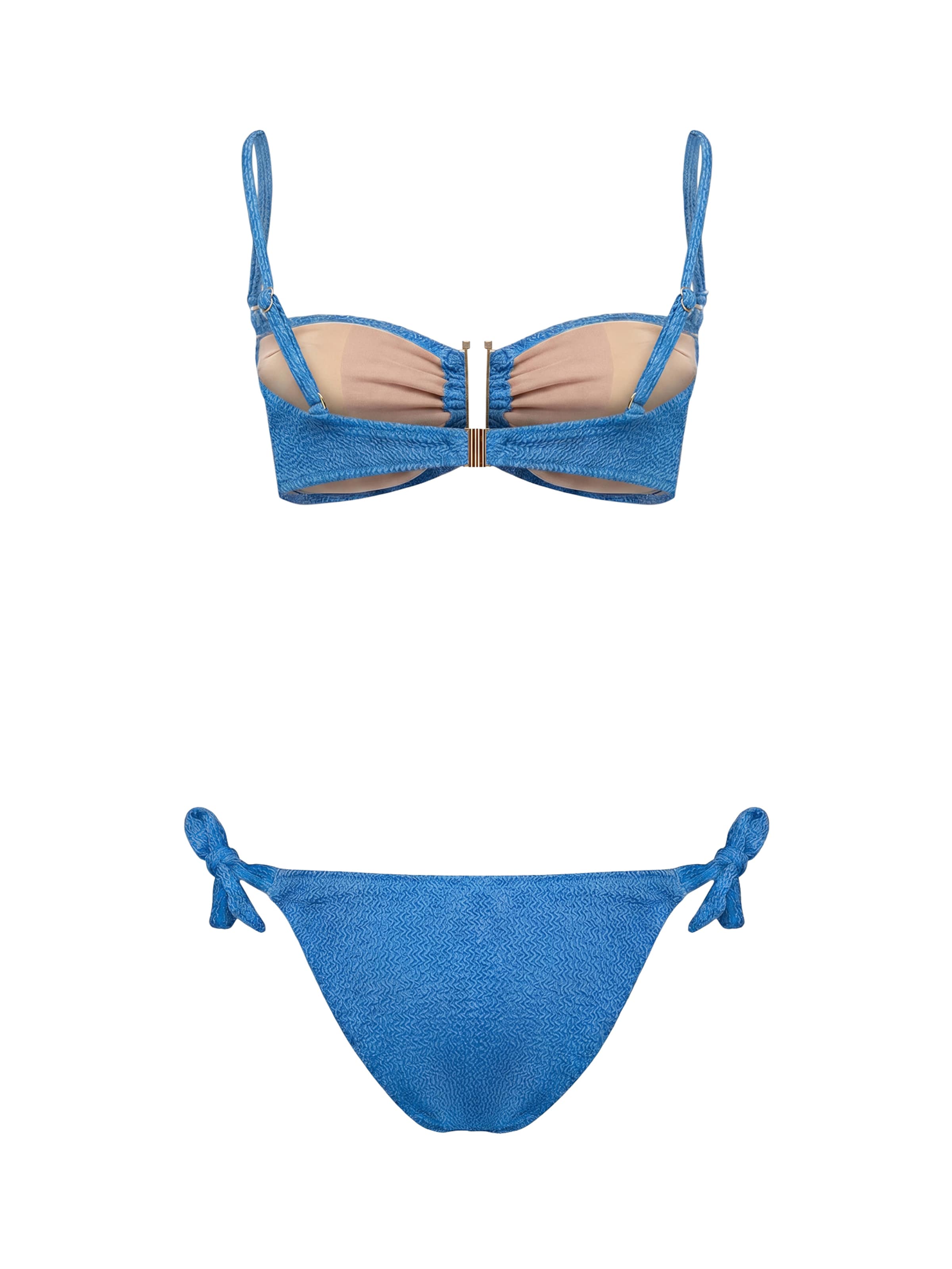 Trendyol Balconette Bikini in Blue