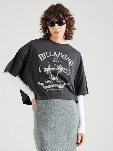 T-shirt 'PACIFIC TIME' BILLABONG en noir : devant