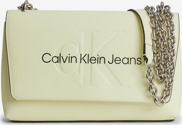 Calvin Klein Jeans Umhängetasche in Gelb: predná strana
