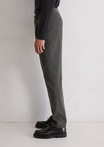 Marc O'Polo Regular Pleat-Front Pants 'Osby' in Black