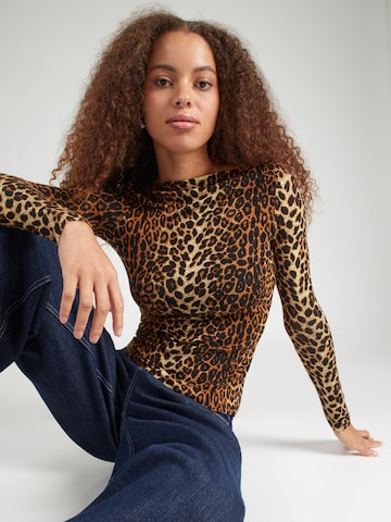 King Louie T-shirt 'Marina Fargo' i brun: framsida