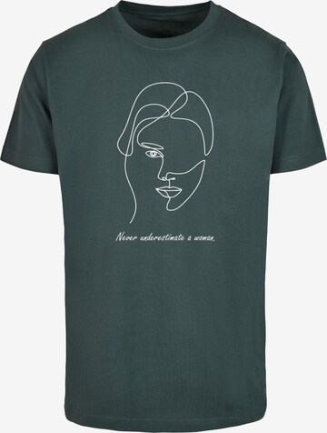 Maglietta 'Woman WD - Figure' di Merchcode in verde: frontale