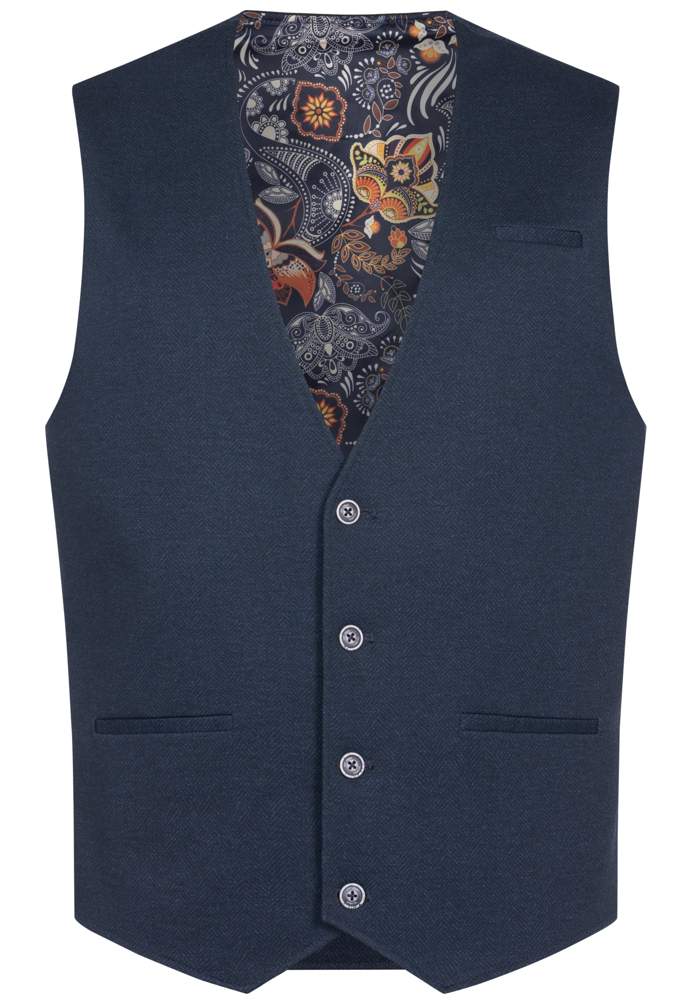 JEFF Gilet &#x27;JFFinn&#x27; in Blauw: voorkant