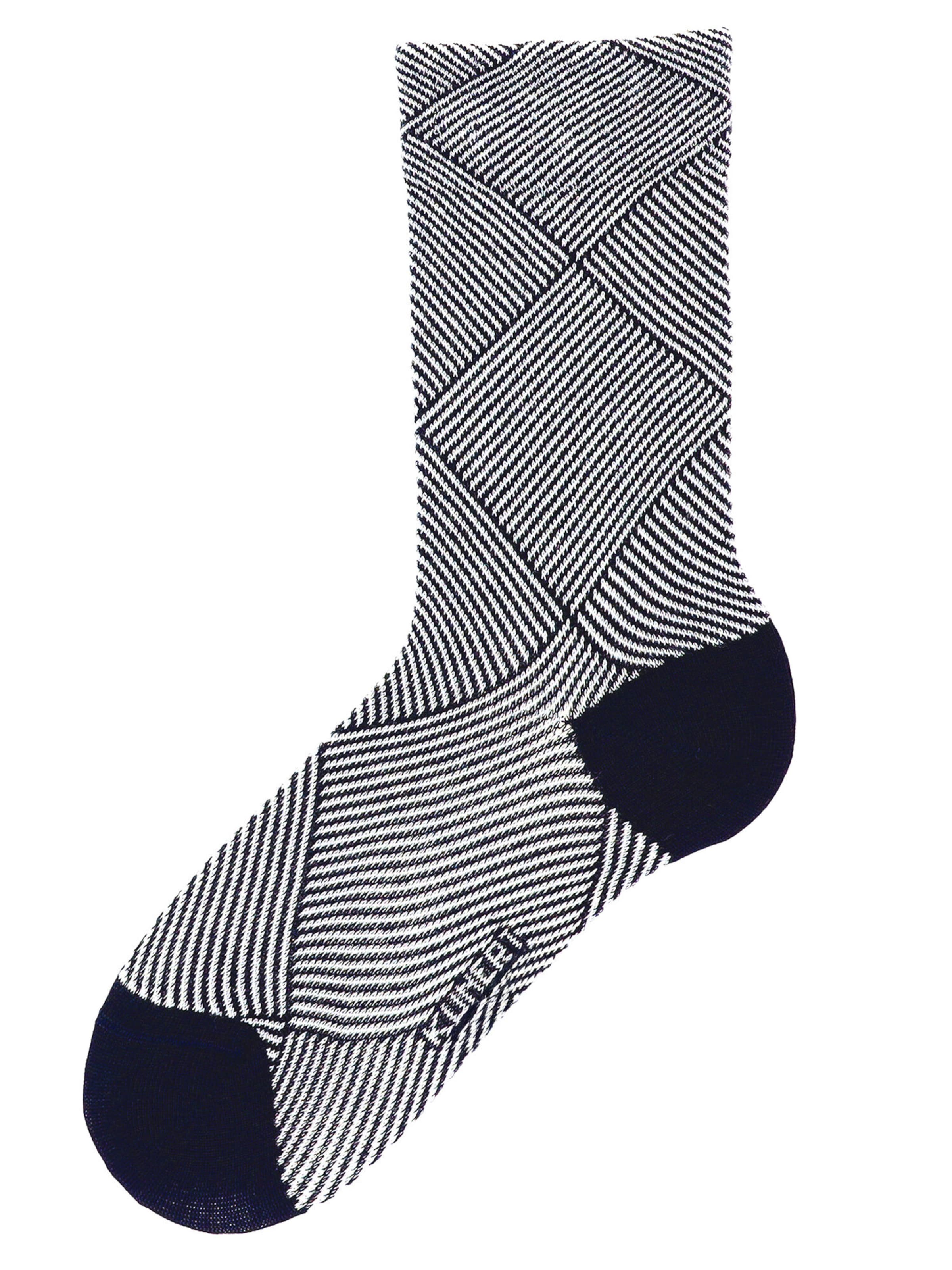 KUNERT Socken 'Business Check' in Blau: Vorderseite