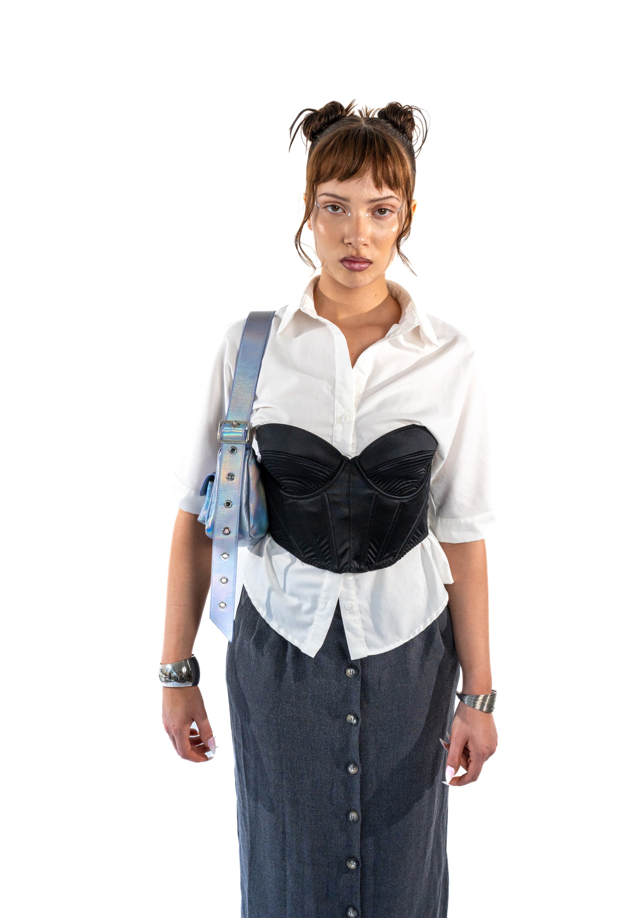 Geantă de umăr 'Electra' de la Expatrié pe mov: față