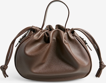 PIECES - Bolso saco en marrón: frente