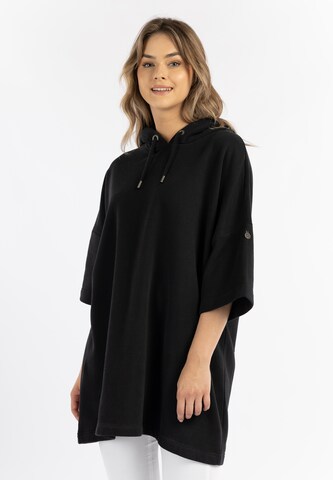 DreiMaster VintageSweater majica 'Idem' - crna boja: prednji dio