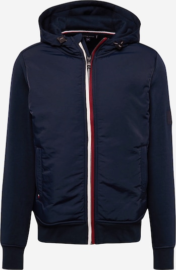 TOMMY HILFIGER Tussenjas in de kleur Navy / Rood / Offwhite, Productweergave