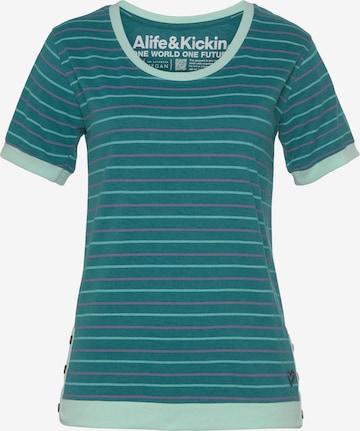 Alife and Kickin T-Shirt in Blau: predná strana