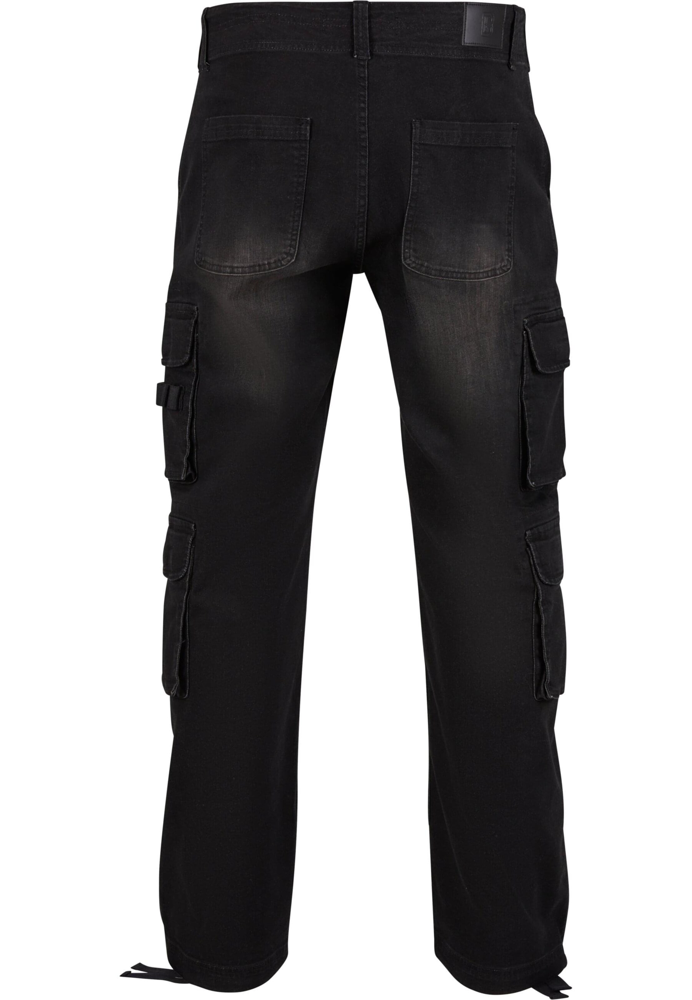 Brandit Regular Cargo trousers in Black