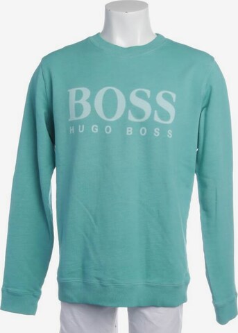 BOSS Orange Sweatshirt & Zip-Up Hoodie in M in Blue: front