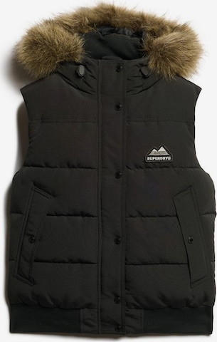 Superdry Bodywarmer 'Everest' in Zwart: voorkant