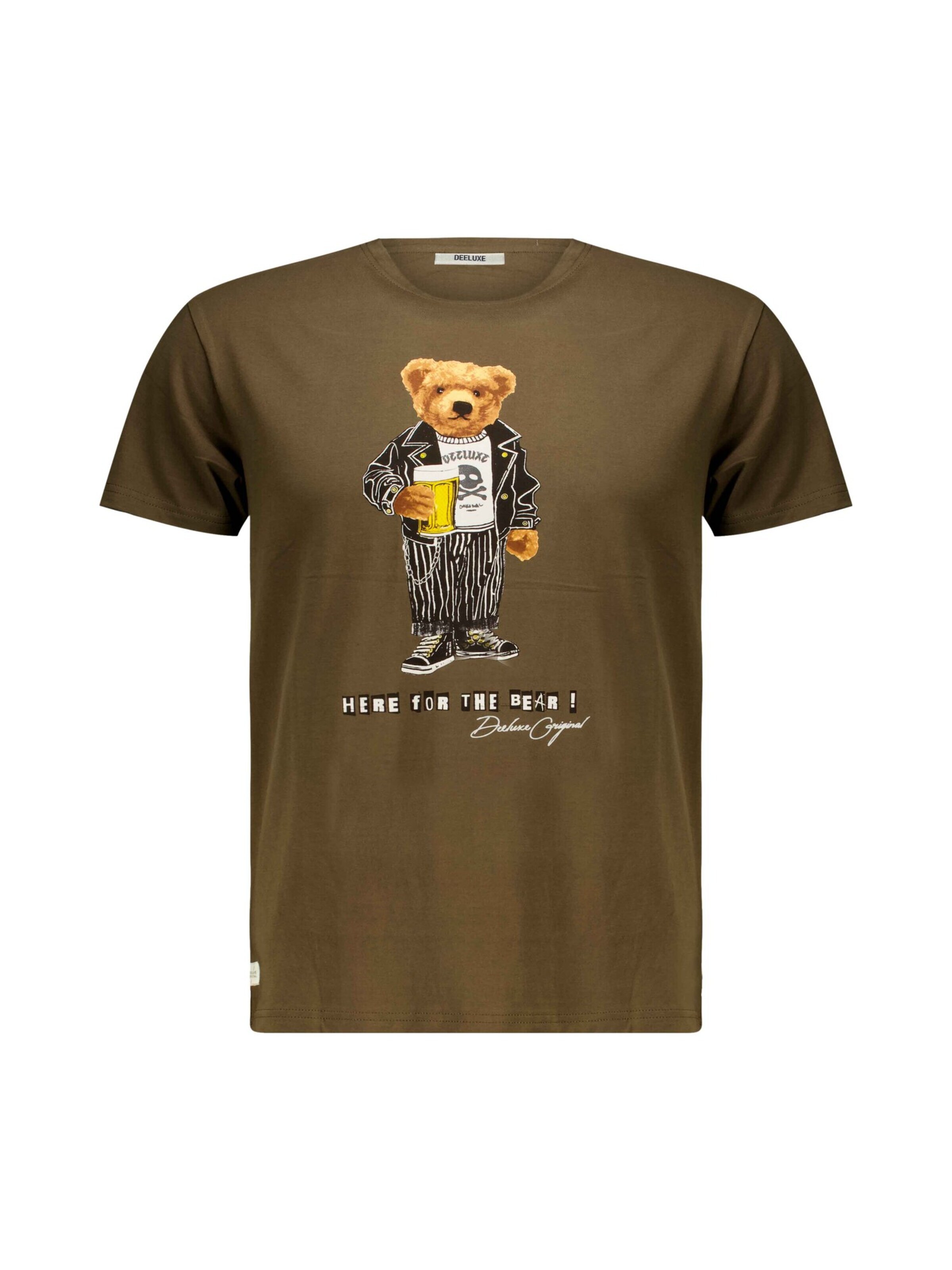 Deeluxe T-Shirt 'BEBEAR' in Grün: Vorderseite