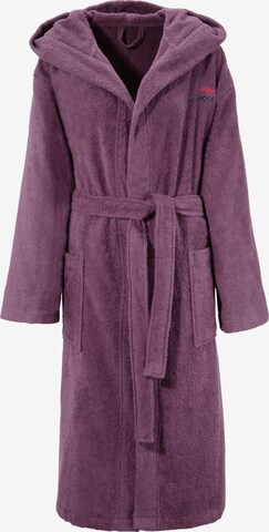 KangaROOS Long Bathrobe in Purple: front