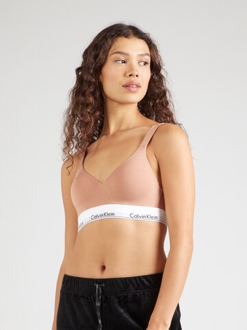 Bustino Reggiseno di Calvin Klein Underwear in arancione: frontale