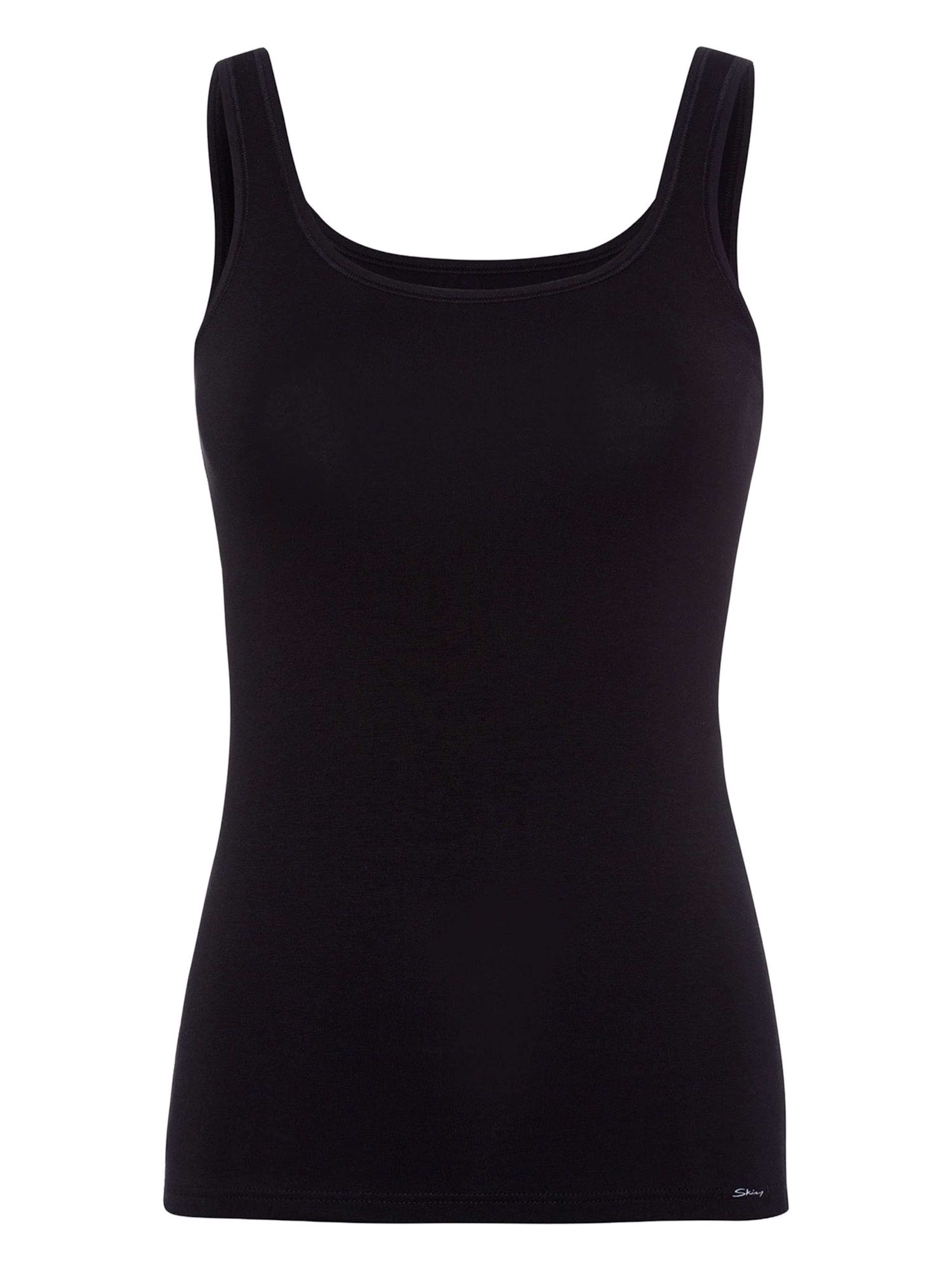 Skiny Top ' Cotton Advantage ' in Black