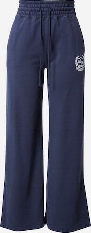 Abercrombie & Fitch Zvonové kalhoty Kalhoty – modrá: přední strana