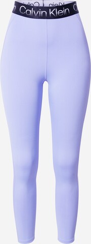 Calvin Klein Sport Skinny Sporthose in Lila: predná strana