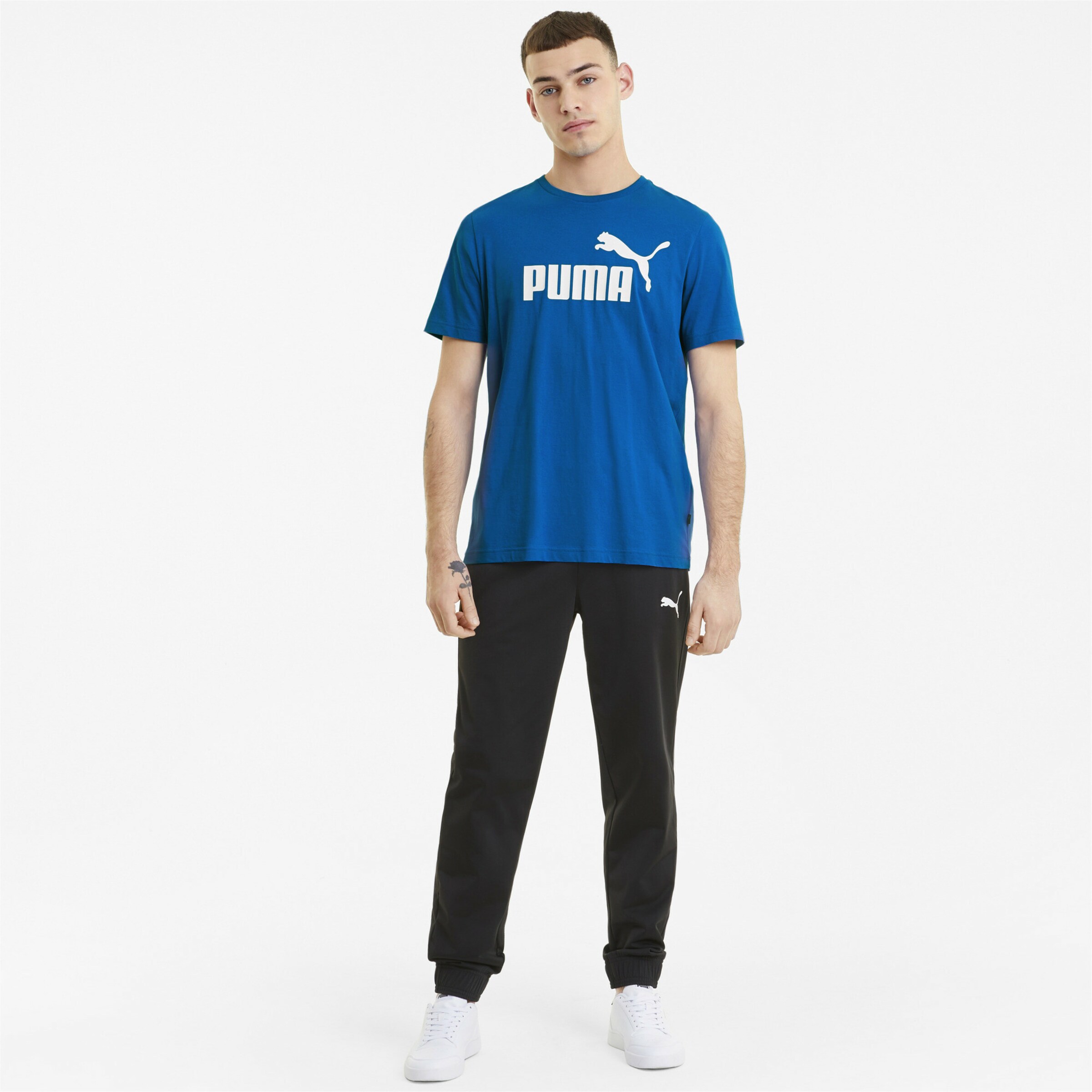 Männer Große Größen PUMA T-Shirt in Royalblau - KO93865 Männer Große Größen PUMA T-Shirt in Royalblau - KO93865