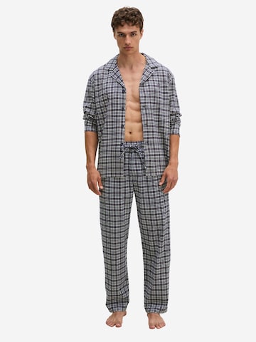 Marc O'Polo Pajama Pants ' Classic ' in Blue: front